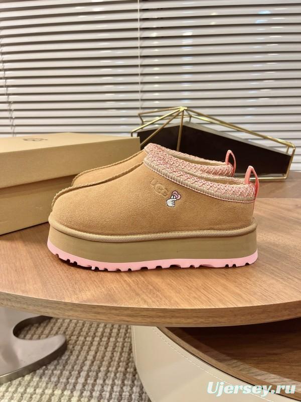 UGG Tazz Platform Wool Slipper Boots - MJ00230