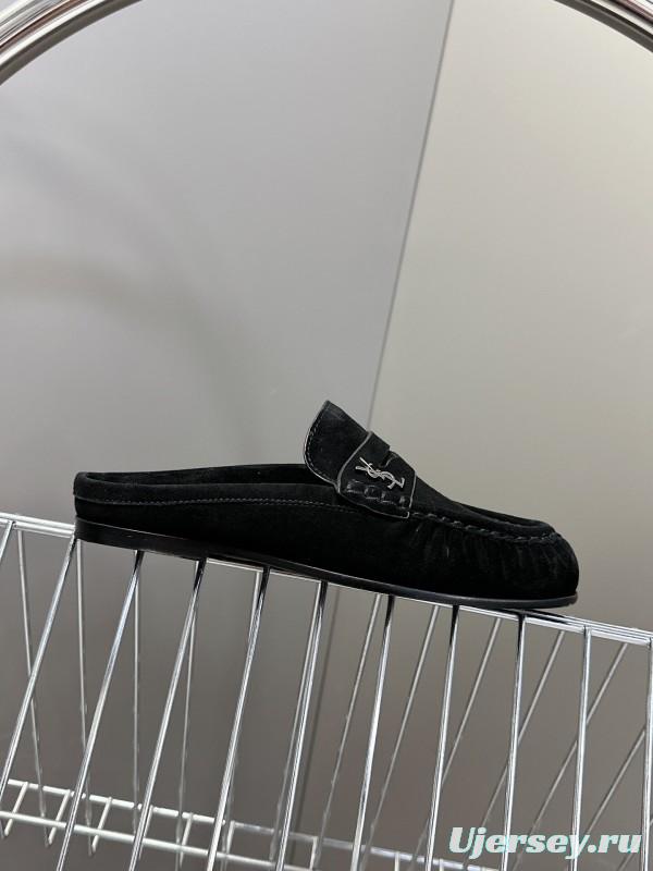 Saint Laurent Classic Loafer Mule Flats - KFY00320