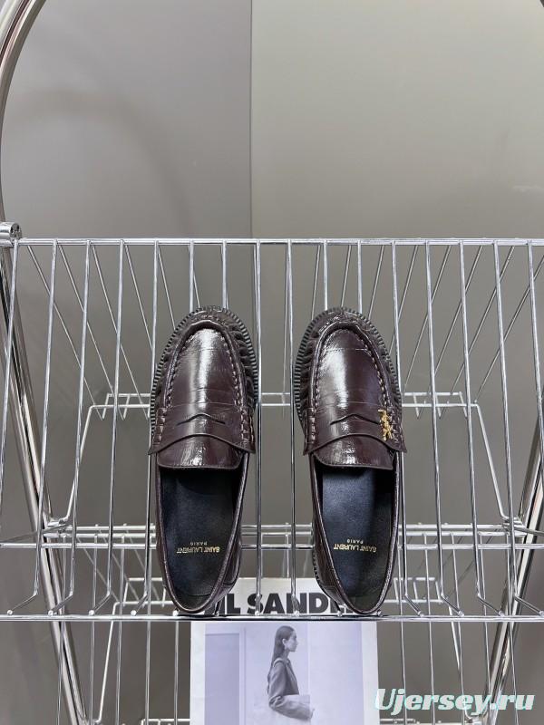 Saint Laurent 2025/SS Classic Loafer Shoes - KFY00350