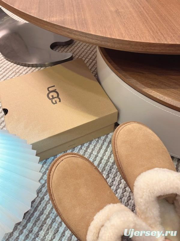 UGG 2025/SS Snow Boots with High-End Lamb Fur Collar Design - MJ00251