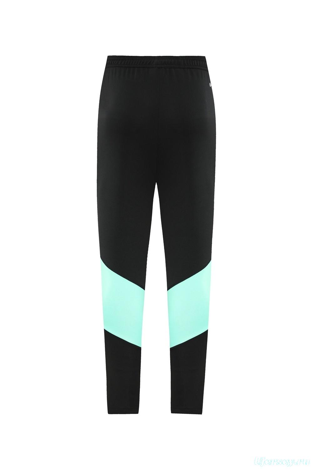 25/26 Manchester United Black Half Zipper Jacket+Long Pants