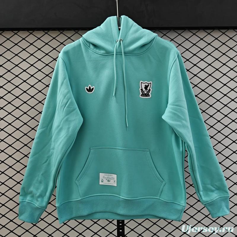 25/26 Liverpool Embroidered LogoHoodie 7 Colors