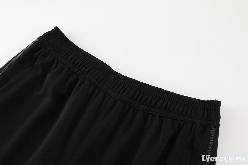 23/24 Turkey Black S-2XL Half Zipper Jacket+Long Pants