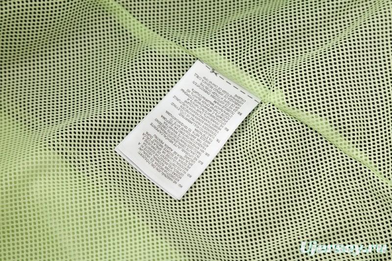 25/26 Real Madrid Light Green Half Zipper Jacket+Long Pants S-3XL