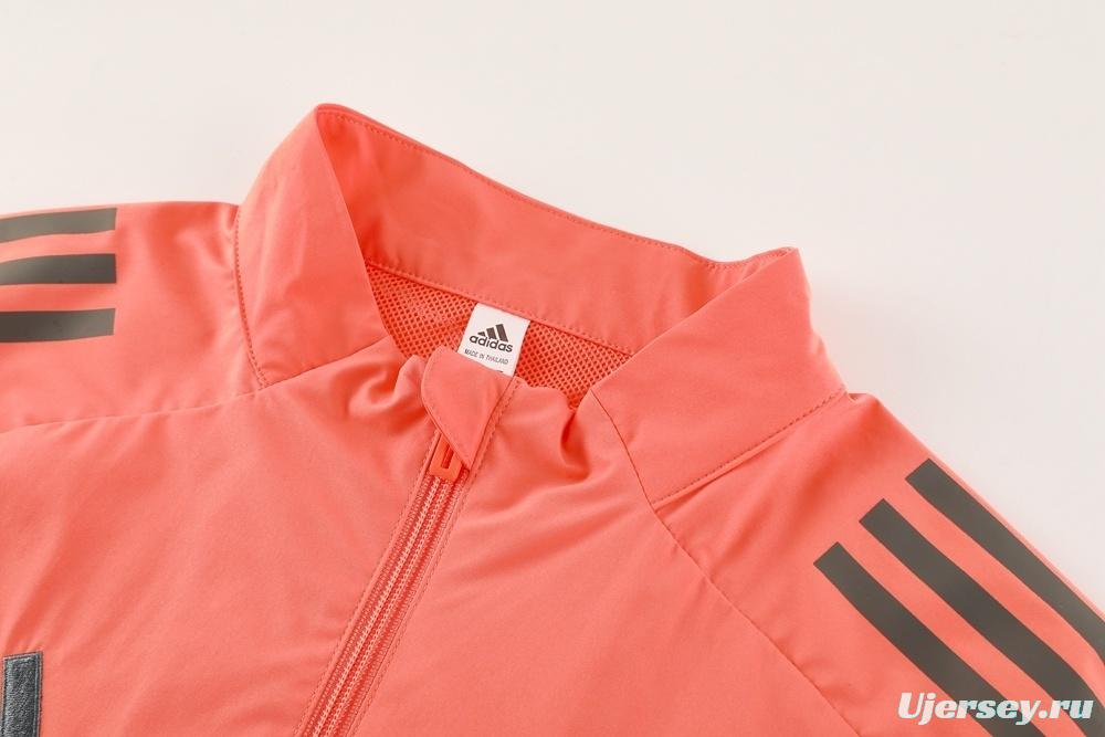 25/26 Bayern Munich Orange S-3XL Half Zipper Jacket+Long Pants