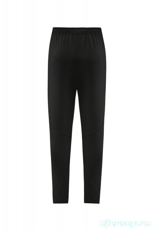 2025 Adidas Black White Half Zipper Jacket+Long Pants S-2XL