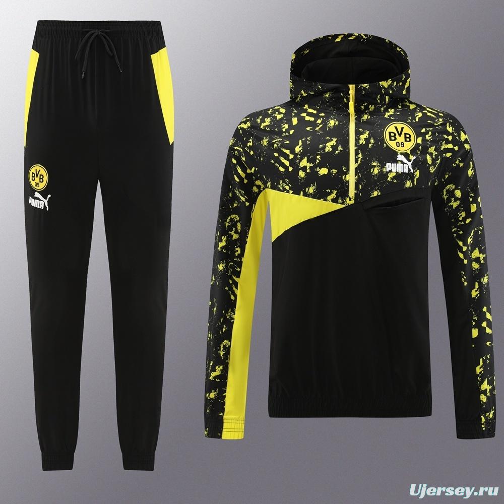 Borussia Dortmund Half Zipper Jacket+Long Pants S-2XL