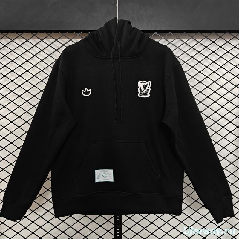 25/26 Liverpool Embroidered LogoHoodie 7 Colors