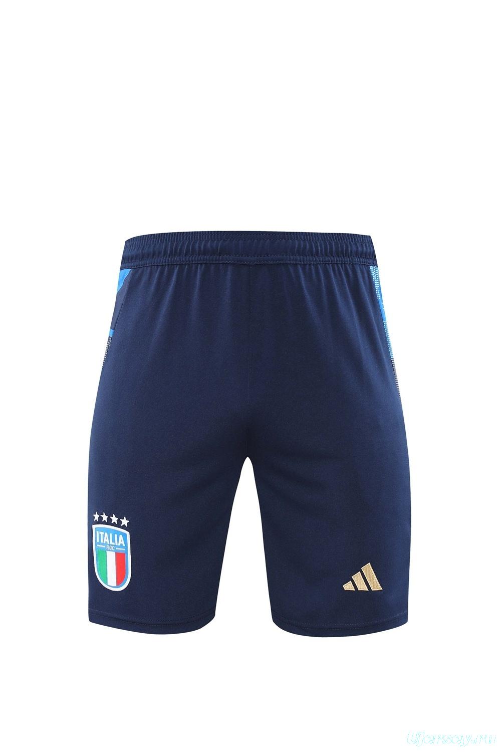 2025 Italy Royal Blue Short Sleeve+Soccer Shorts