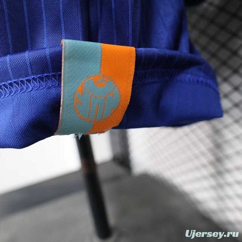 Player Version 25/26 Newcastle United Third Blue Long Sleeve Jersey