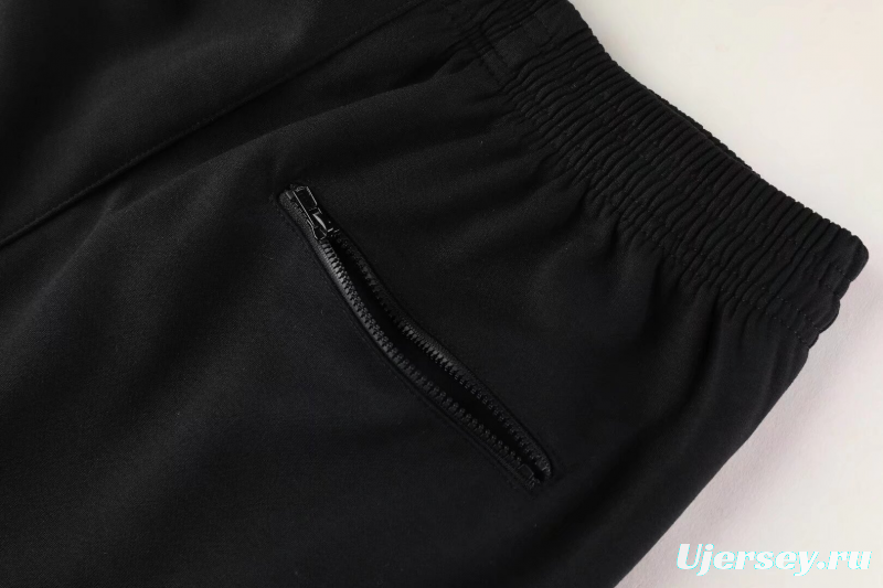 25/26 Juventus Hoodie White/Black Full Zipper Jacket +Long Pants