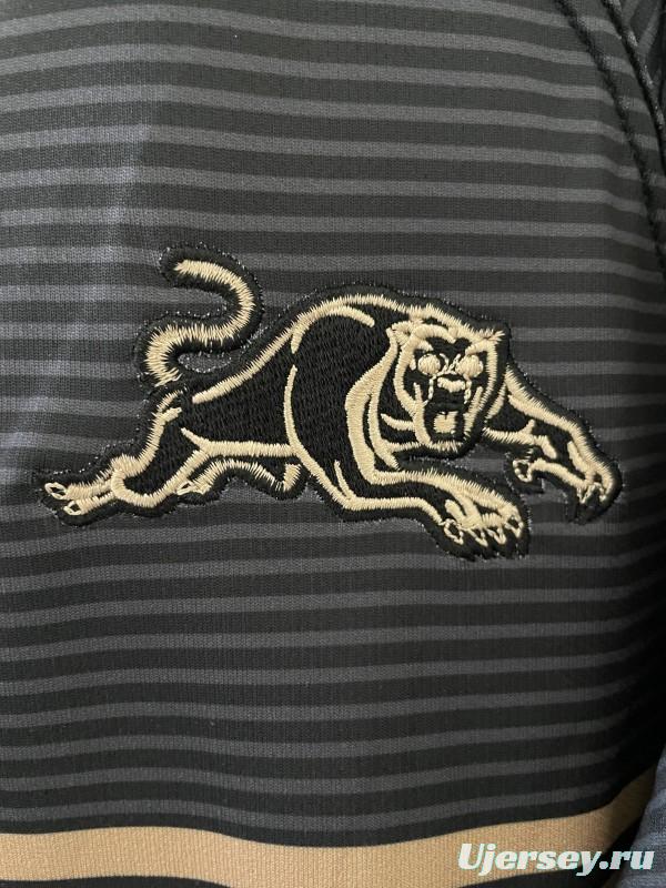 2026 Penrith Panthers Black with Gold Stripes Away Jersey