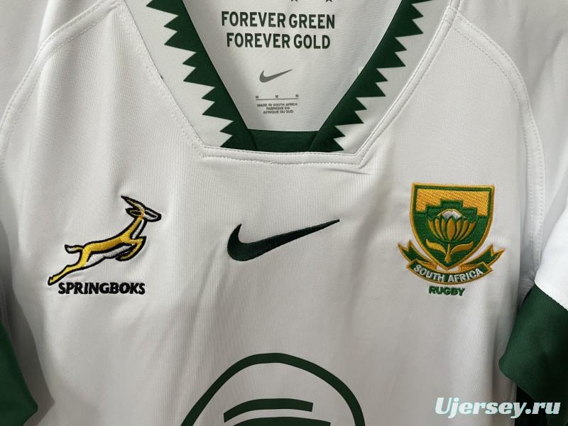 2026 South Africa Away White Rugby Jersey