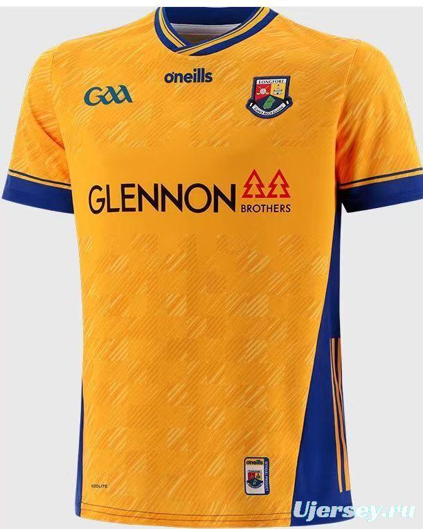 2026 Longford Gold with Blue Trim Jersey