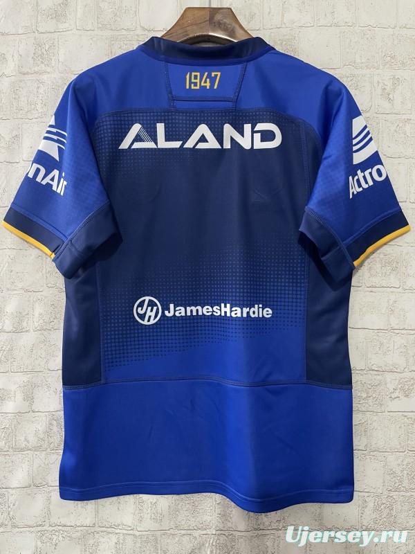 25/26 Parramatta Eels Blue with Gold Stripes Jersey