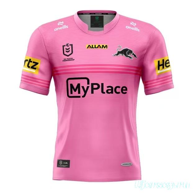 25/26 Penrith Panthers Pink with Gradient Horizontal Stripes Jersey