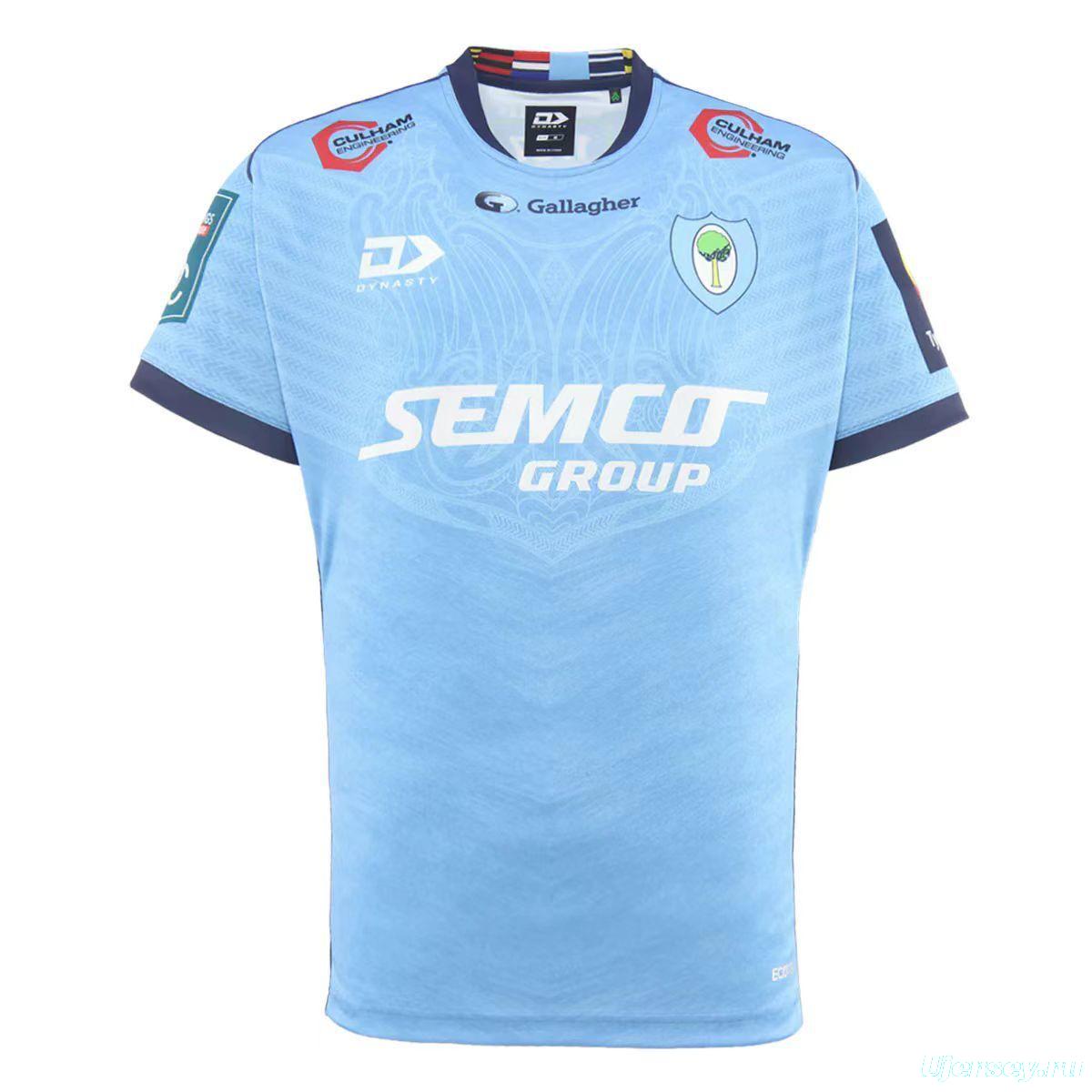 25/26 Worcester Warriors Sky Blue with Floral Pattern Jersey
