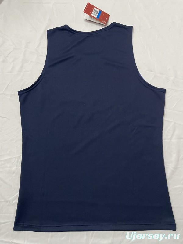 2025 British & Irish Lions Navy with Blue Pattern Singlet