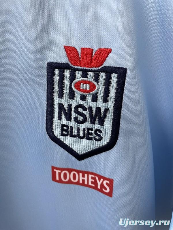 2026 NSW Blues Sky Blue with Navy Trim  Jersey