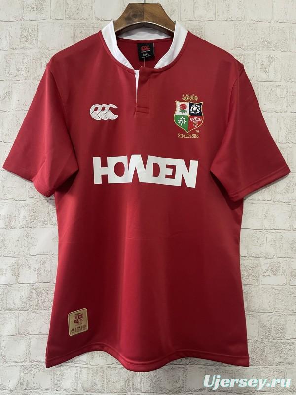 2026 British & Irish Lions Red with White Trim Jersey