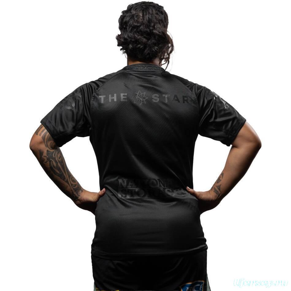 25/26 Brisbane Broncos All Black with Tonal Design Jersey