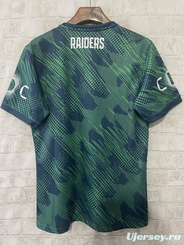 25/26 Canberra Raiders Navy with Green Digital Pattern Jersey