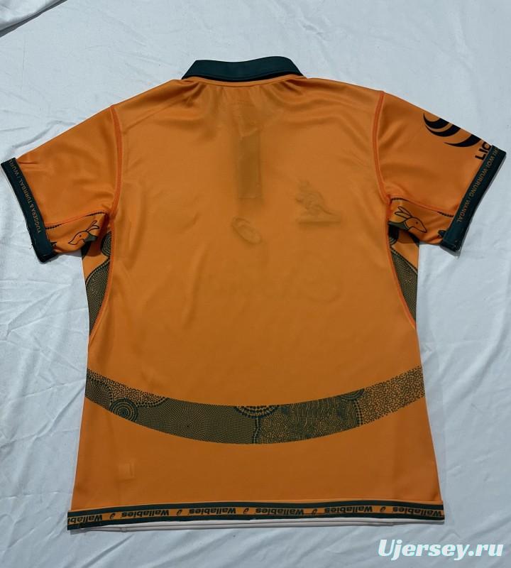 2026 Australia Wallabies Gold with Green Accents Jersey