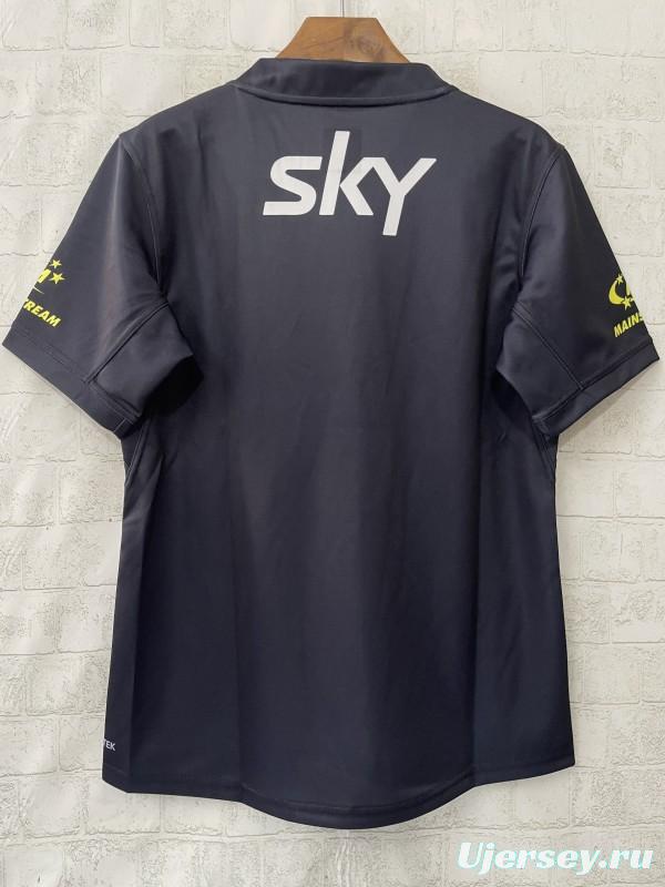 2026 New Zealand Kiwis Alternate Black with Tonal Chevron Pattern Jersey