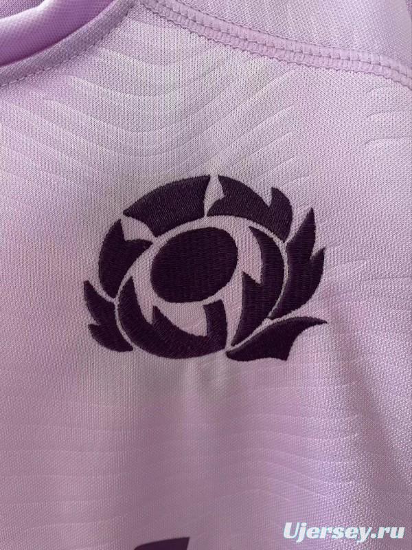 2026 Scotland Pink with Purple Trim Jersey