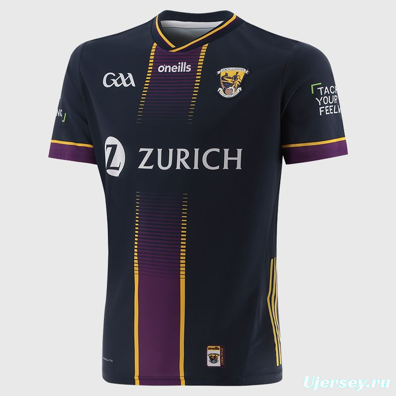 25/26 Wexford GAA Navy with Purple and Gold Design Jersey