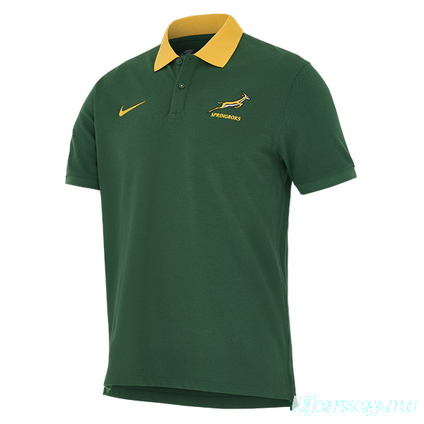 2026 South Africa Green Polo Rugby Jersey