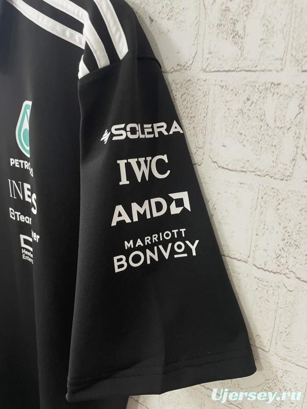 2026 F1 Mercedes-AMG Petronas F1 Team Black Polo Shirt