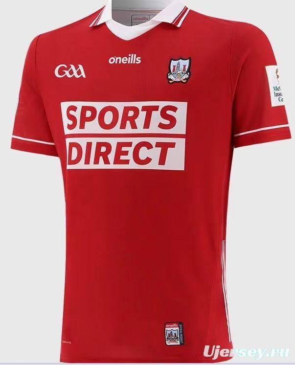 2026 Cork GAA Red with White Trim Jersey