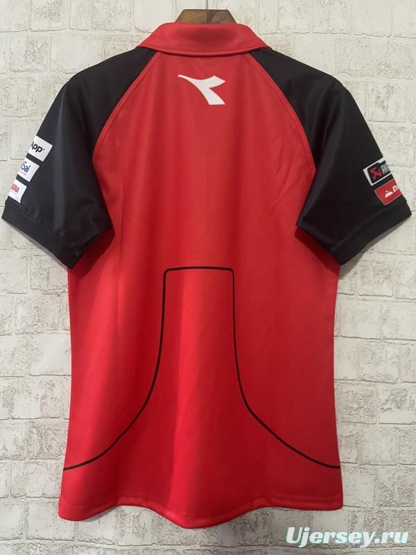 2024 F1  Ducati Corse Red with Black  Sleeves Racing Motorsports Polo