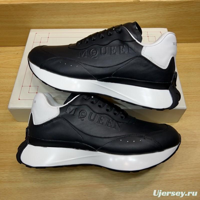 Alexander McQueen Spring 2025 Platform Sneakers with Logo Print - AS00320