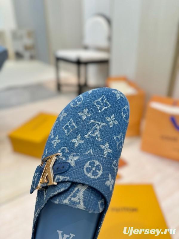 Louis Vuitton 2025 SS Monogram Sandals Couple Edition Lazy Style - KFY00291