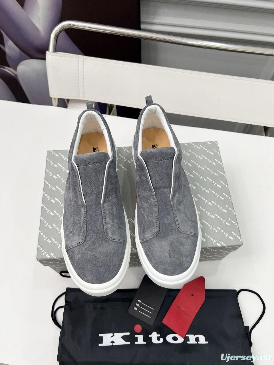 Kiton 2025/SS Slip-On Casual Men's Shoes - KFY00320