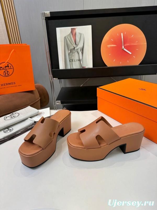 Brand Classic Platform Wedge Sandals with Waterproof Base - LY00