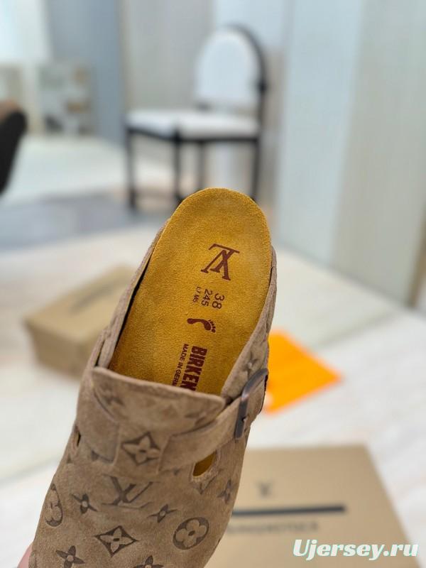 Louis Vuitton Louis Vuitton × BIRKENSTOCK Boston Soft Sole Mule Slippers - KFY00300