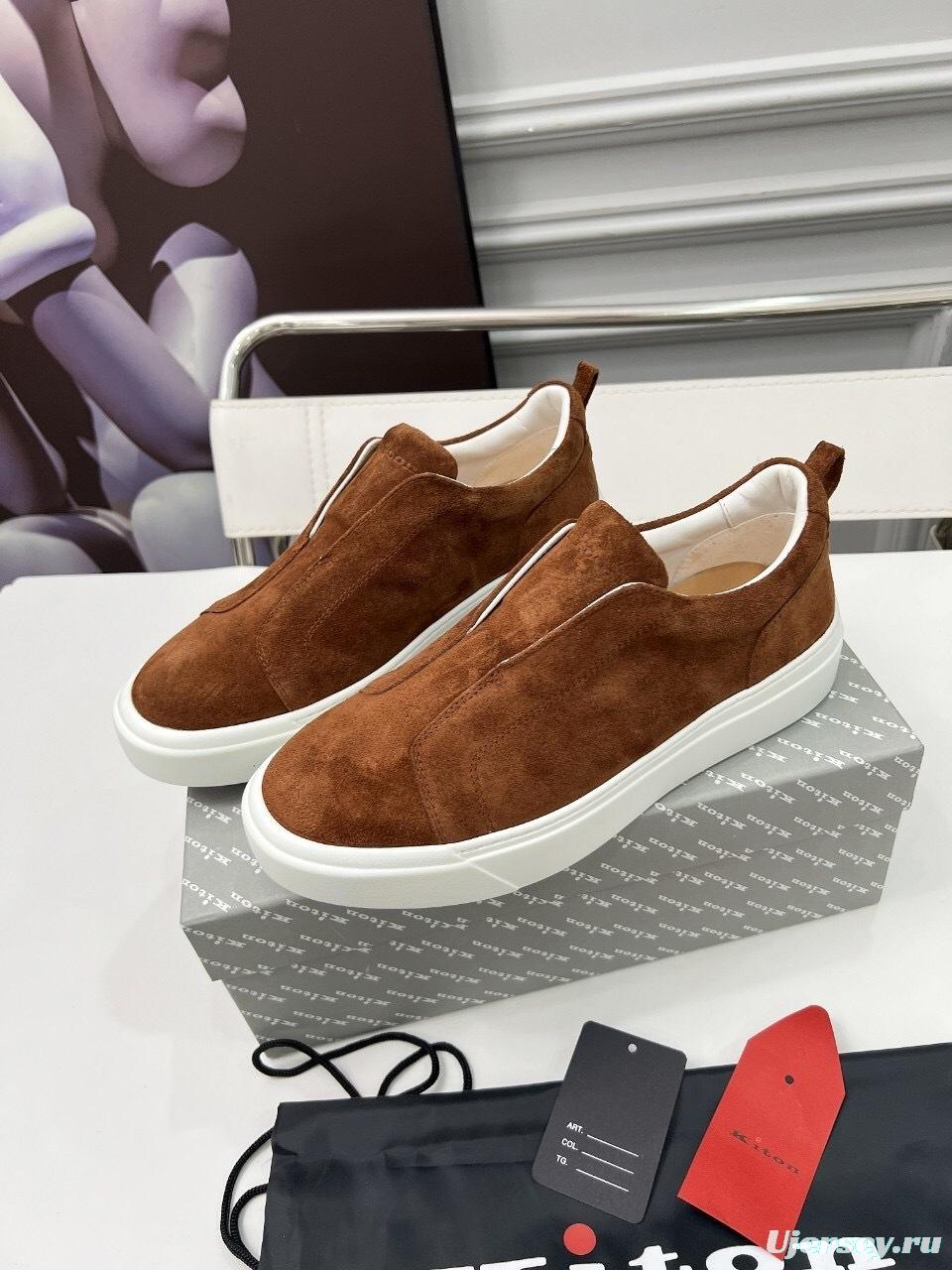 Kiton 2025/SS Slip-On Casual Men's Loafers - KFY00320