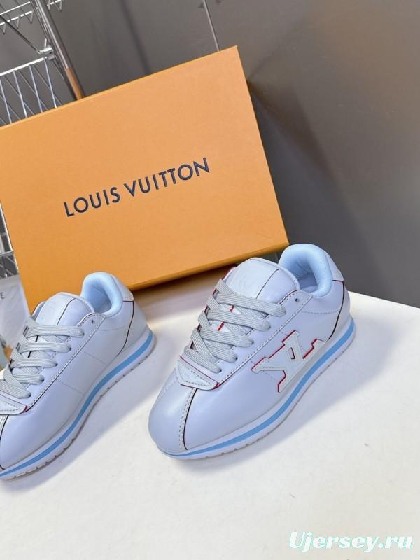 Louis Vuitton 2025 SS Pharrell Williams Collaboration Thick Sole Sneakers Retro Running Shoes - KFY00380