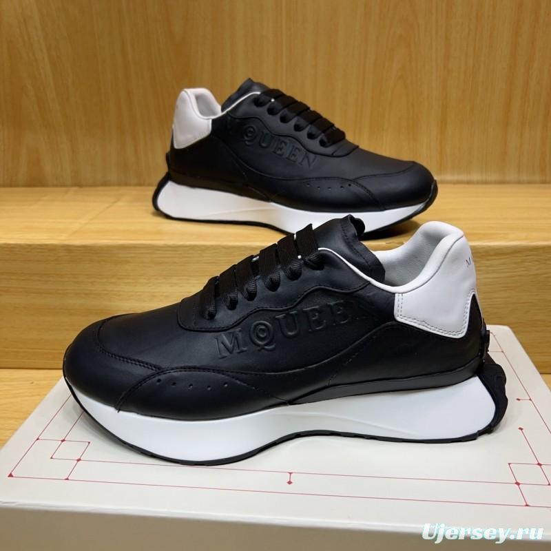 Alexander McQueen Spring 2025 Platform Sneakers with Logo Print - AS00320