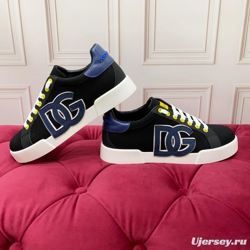 Dolce & Gabbana 2025 SS New Collection Luxury Embroidered Logo Sneakers - AS00300