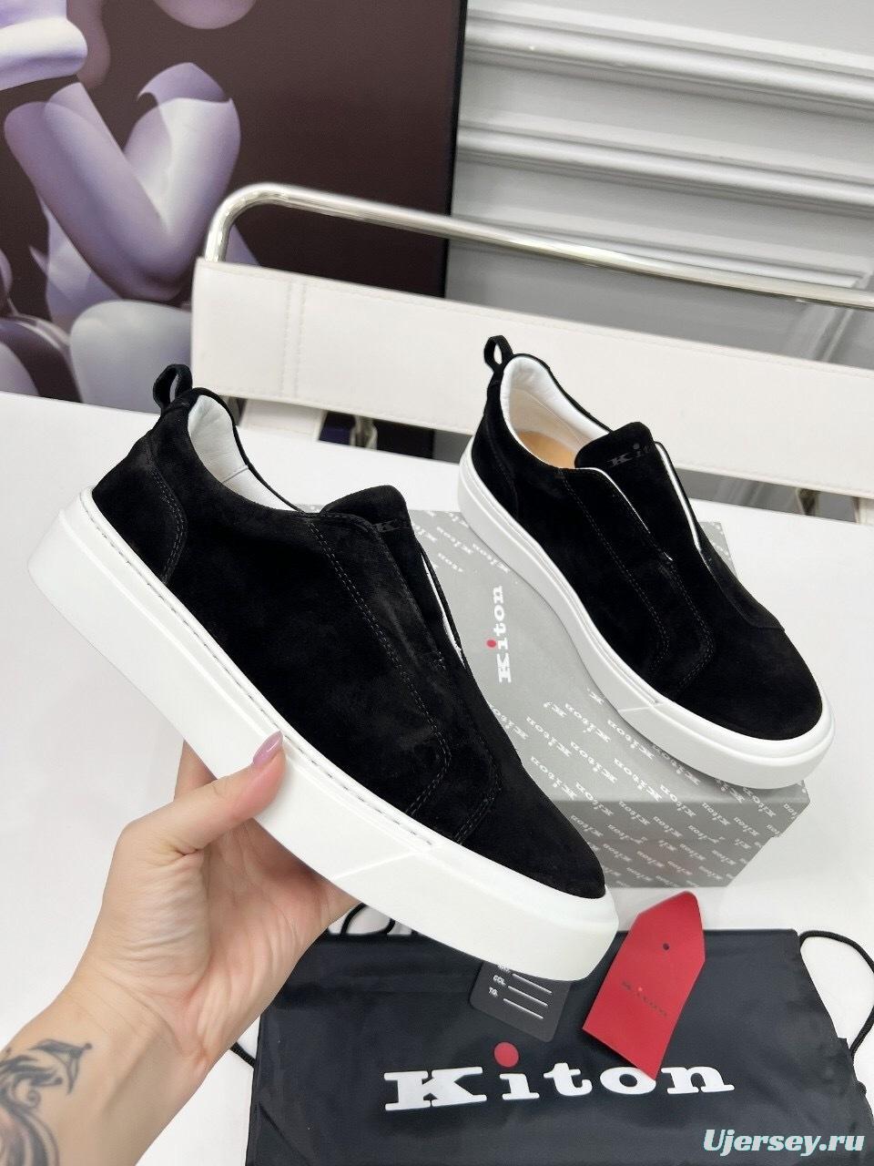 Kiton 2025/SS Slip-On Casual Men's Shoes - KFY00320