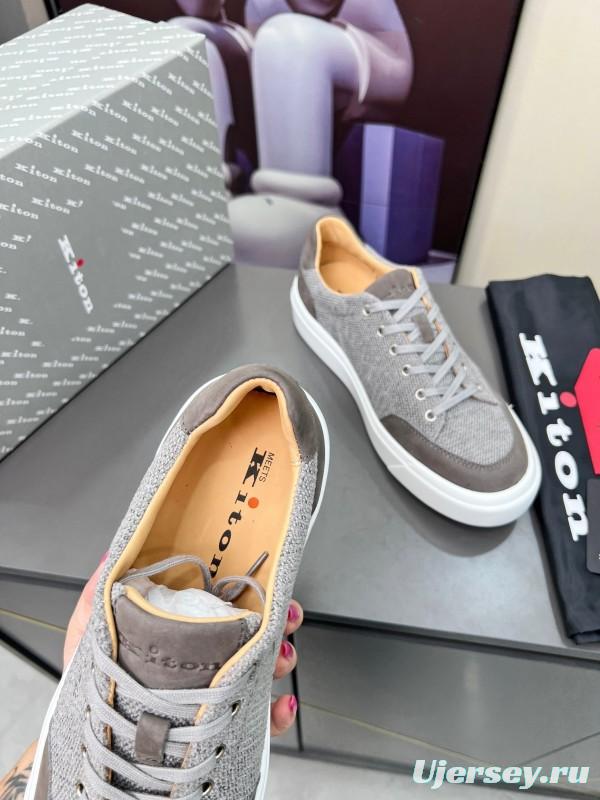 Kiton Tie-Down Old Money Style Casual Men's Shoes - KFY00320