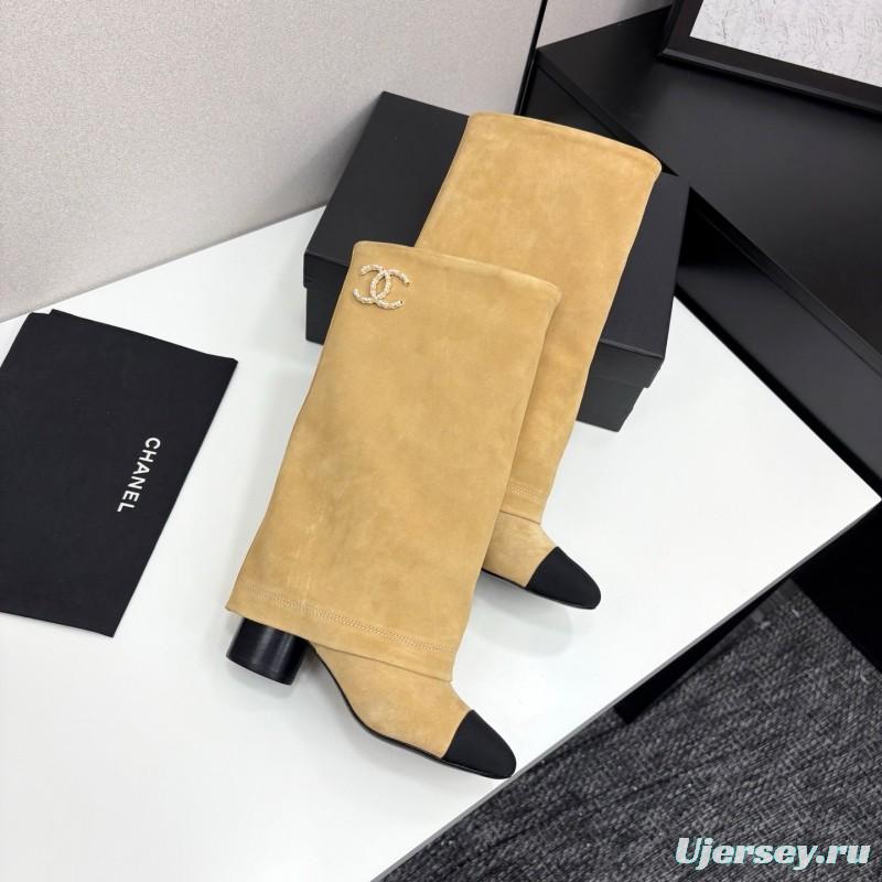 Chanel 2025/SS Small Fragrance Ankle Boots Essential Fall Winter Item - LY00480