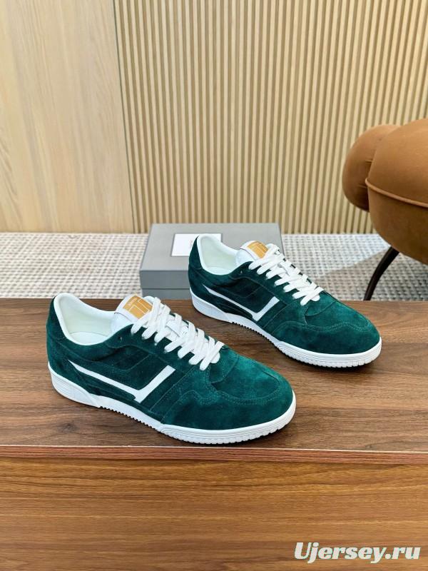 Tom Ford 2025 SS Casual Shoes with Classic Color Blocking and Imported Leather Insole - AS00350