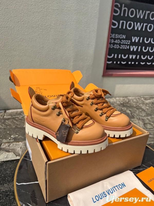 Louis Vuitton REMIX Lace-Up Derby Hiking Shoes - LY00340