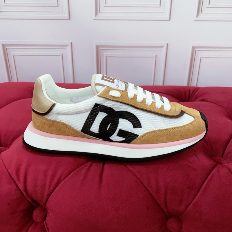 Dolce & Gabbana 2025 Spring Summer Collection Luxury Embroidered Logo Sneakers - AS00300