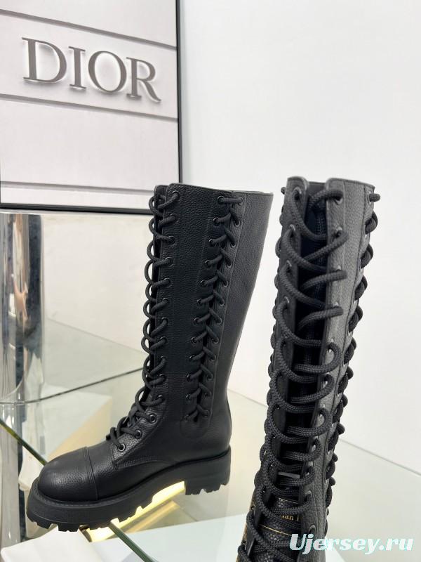 Dior 2025/SS Autumn Winter Boots Retro Work Style Internet Celebrity Boots - LY00460
